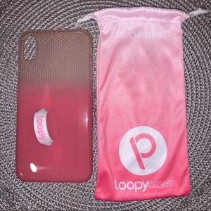 Loopy Case - Pink Ombre (Clear)